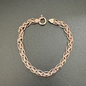 14 kt Rose Gold Chain Bracelet